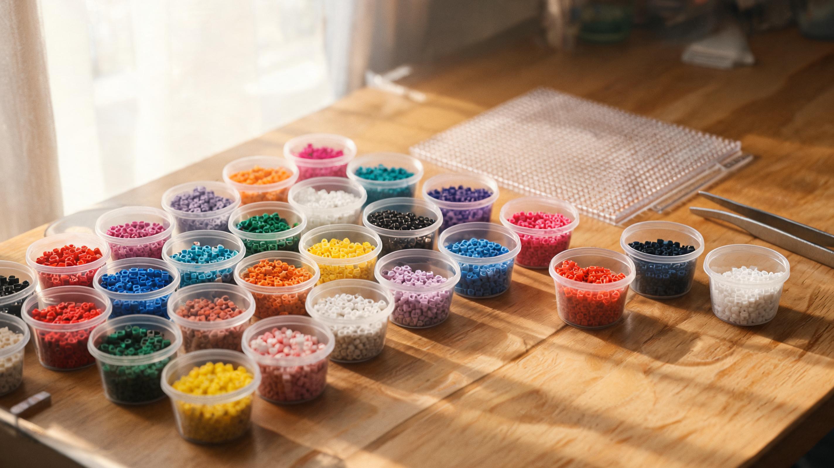 Palette simplifying from many colors to a focused set